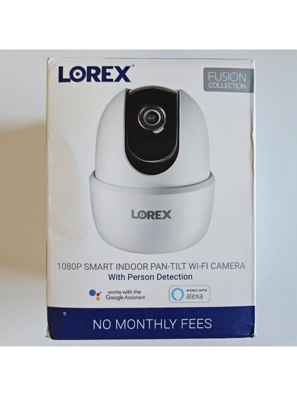 Lorex 1080P WiFi Indoor Camera Pan Tilt Person Detection Night Vision